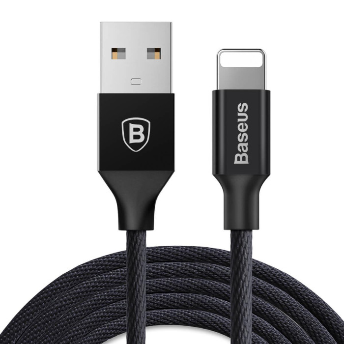 Кабель синхронизации Baseus Yiven USB – Lightning 1.2 м Black