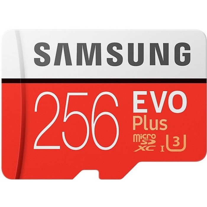 Карта памяти Samsung microSDXC 256GB UHS-I U3 EVO Plus (MB-MC256GA/RU)