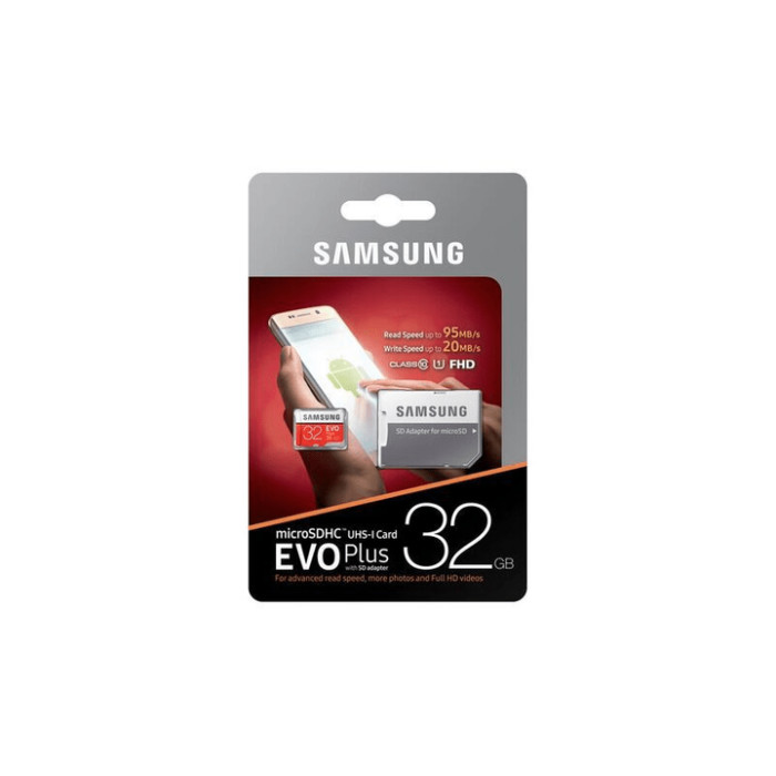 Карта памяти Samsung microSDHC 32GB UHS-I U1 EVO Plus (MB-MC32GA/RU)