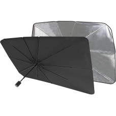 Автомобильный солнцезащитный зонтик на лобовое стекло Brella Shield + чехол, черный