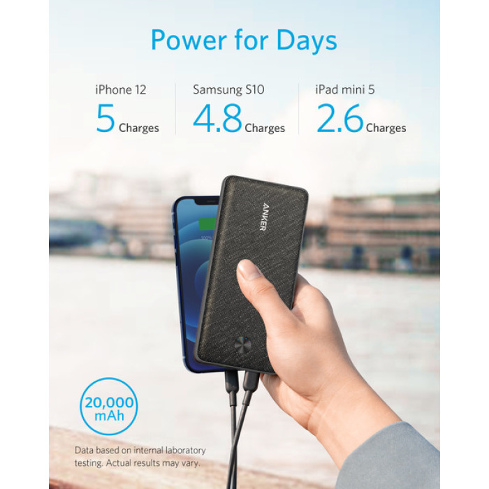 Внешний аккумулятор Anker PowerCore III Sense 20000 mAh.