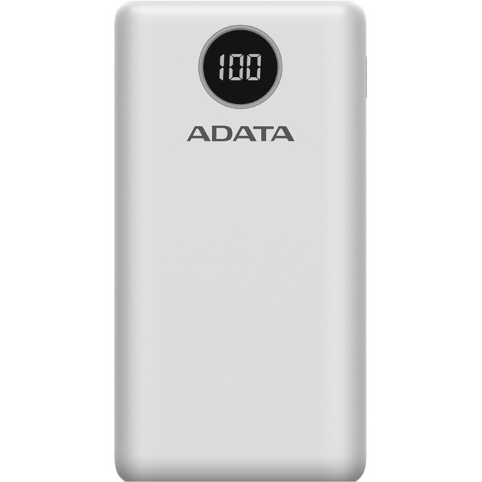 Универсальная мобильная батарея Adata 20000mAh (white)