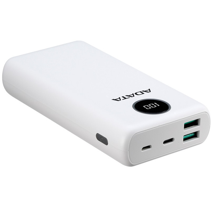 Универсальная мобильная батарея Adata 20000mAh (white)