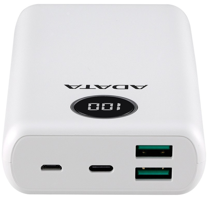 Универсальная мобильная батарея Adata 20000mAh (white)