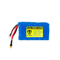 Акумулятор FPV 6S2p Powerbox 9800mAh, 25.2V, 90А