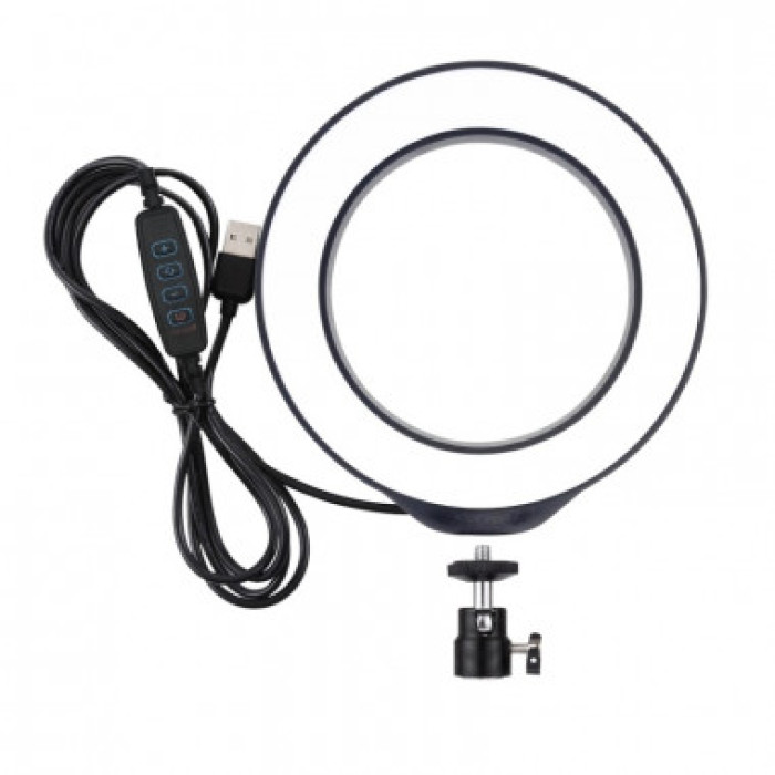 Кольцевая USB LED лампа Puluz PU378 6.2" (16см)