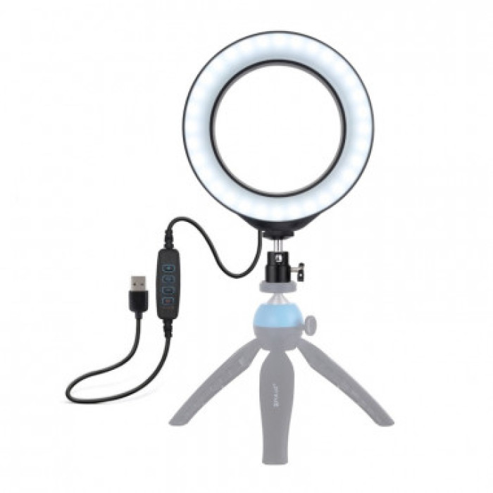 Кольцевая USB LED лампа Puluz PU378 6.2" (16см)