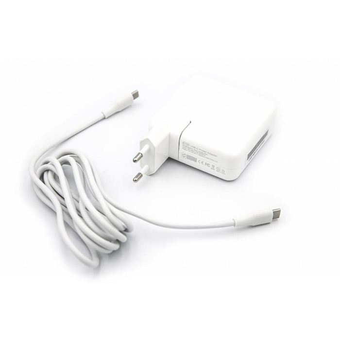 Зарядное устройство для ноутбуков Apple Macbook PowerPlant 220V, 20V 61W (USB Type-C)