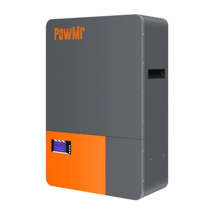 Комплект: Гибридный инвертор PowMR POW-HVM6.2K-48V-N+ Аккумулятор PowMr LiFePO4 48V 100AH (POW-LIO48100-16S)