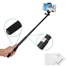 Телескопический монопод для GoPro и смартфона 100 см