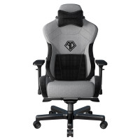Gaming chair T-Pro 2 XL Anda Seat Gray Fabric Linen fabric Gray