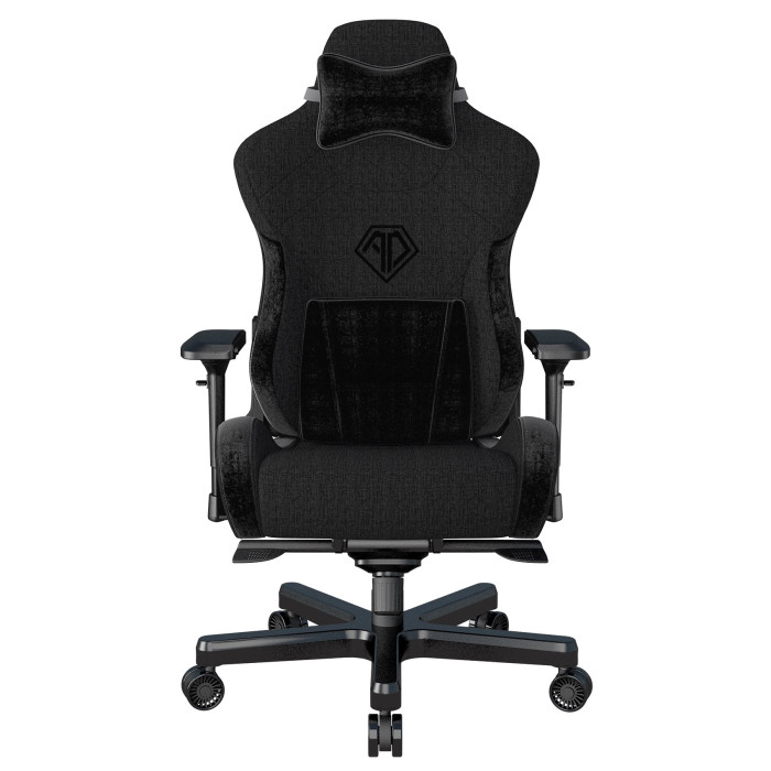 Офисное кресло T-Pro 2 XL Anda Seat Black Fabric Льняная ткань Black
