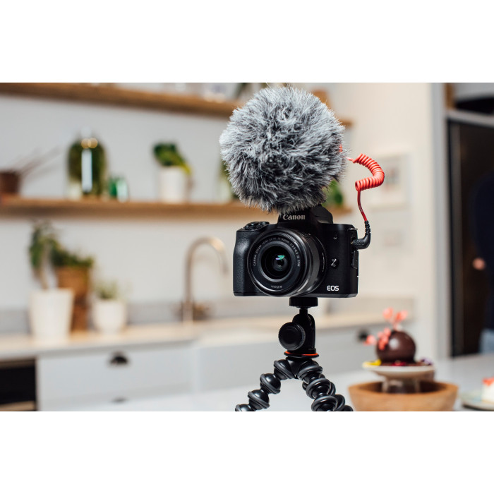 Canon Цифровая фотокамера EOS M50 Mk2 + 15-45 IS STM Lifestream Kit Black