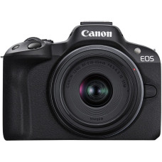 Canon Цифровая фотокамера EOS R50+ RF-S 18-45 IS STM Black