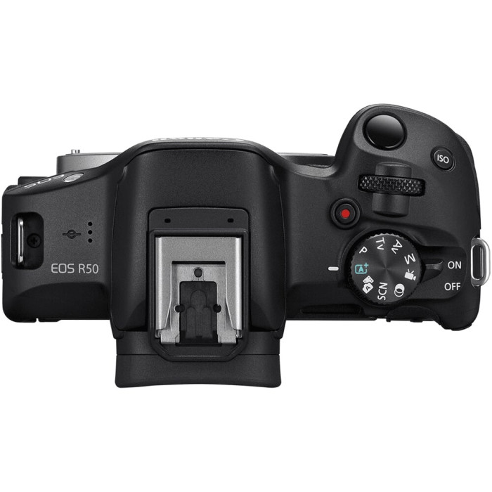 Canon Цифровая фотокамера EOS R50 + RF-S 18-45 IS STM + RF-S 55-210 IS STM Black