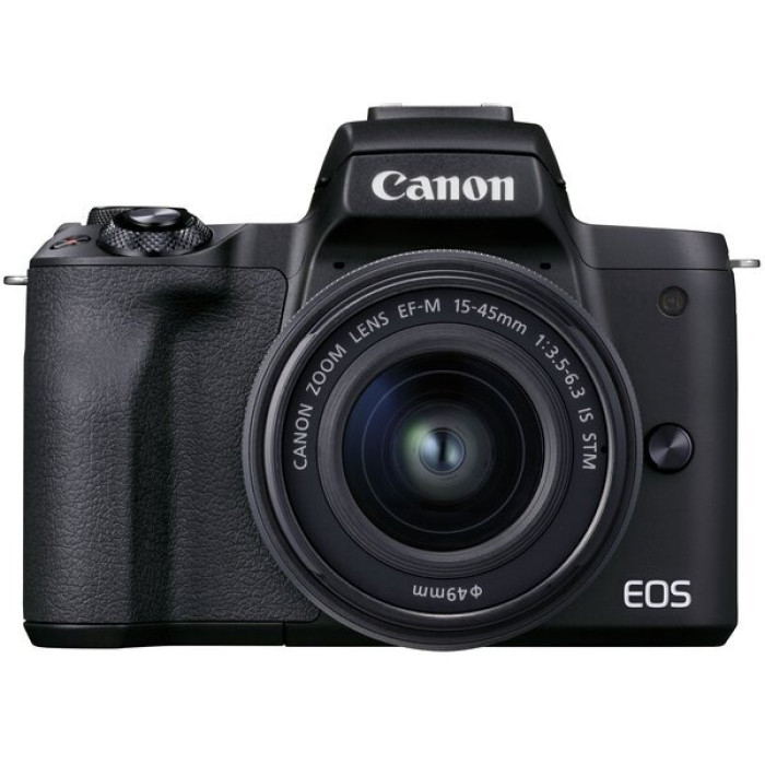 Canon Цифровая фотокамера EOS M50 Mk2+15-45 IS STM Kit Black