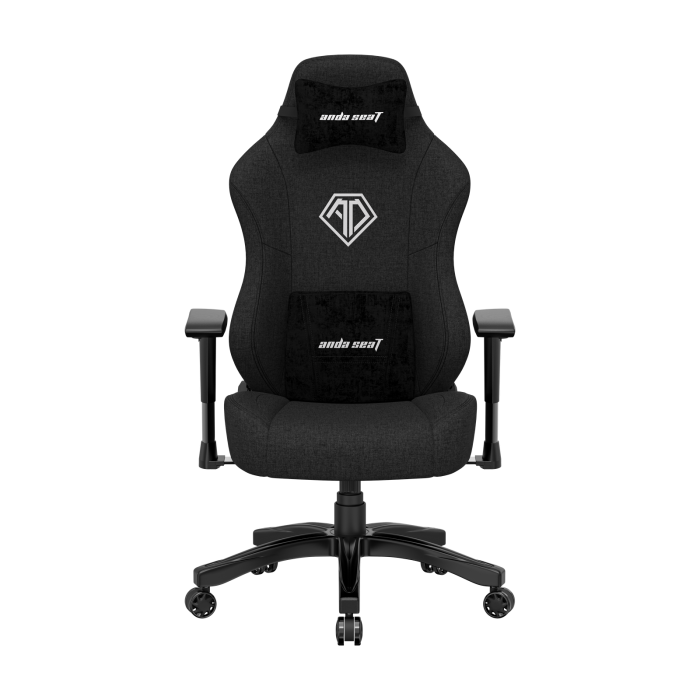 Геймерское кресло Phantom 3 L Anda Seat Black Fabric Льняная ткань Black Fabric