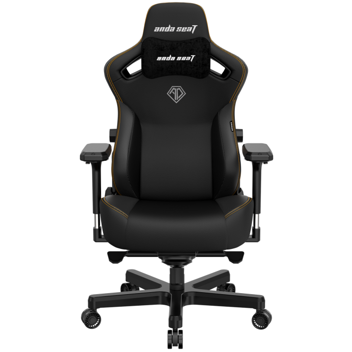 Геймерское кресло Kaiser 3 XL Anda Seat Black Кожа ПВХ Black