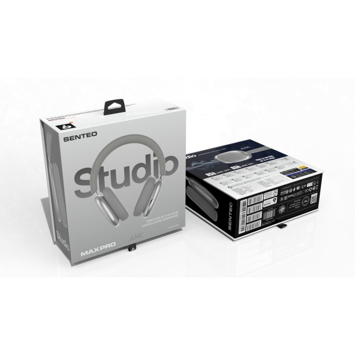 Беспроводные наушники SENTEO MAX PRO studio (nano silver)