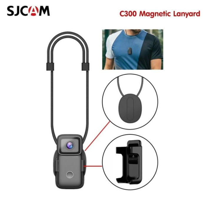 Крепление шнурок с магнитной клипсой C300 Magnetic Back Clip Lanyard