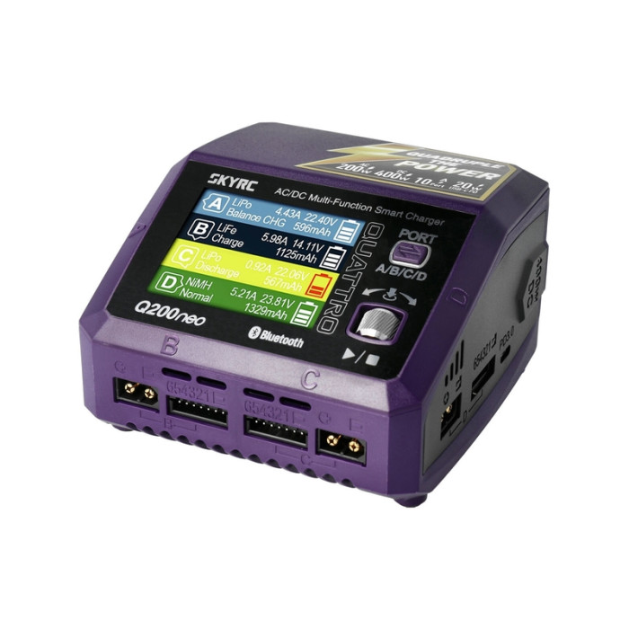 Зарядное устройство SkyRC Q200neo (AC 200W/DC 100W x4)