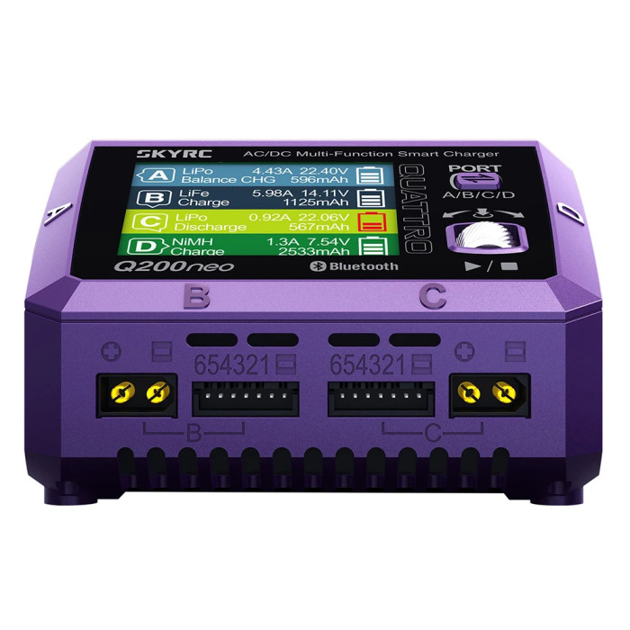 Зарядное устройство SkyRC Q200neo (AC 200W/DC 100W x4)