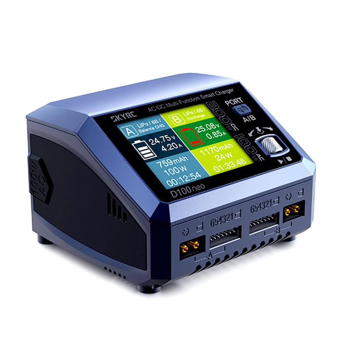 Зарядное устройство SkyRC D100neo (AC 100W/DC 100W x2)
