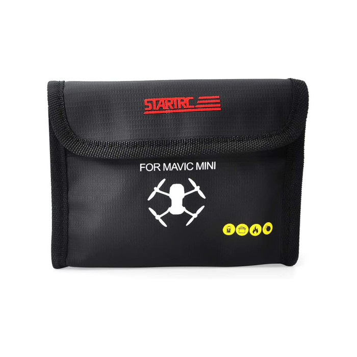 Огнеупорный чехол для трех аккумуляторов DJI Mavic Mini, DJI Mini 2, DJI Mini SE