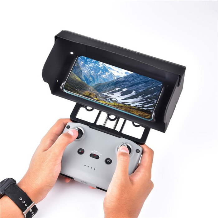 Держатель планшета и телефона с козырьком для пульта DJI RC-N1 StartRC (1108860)