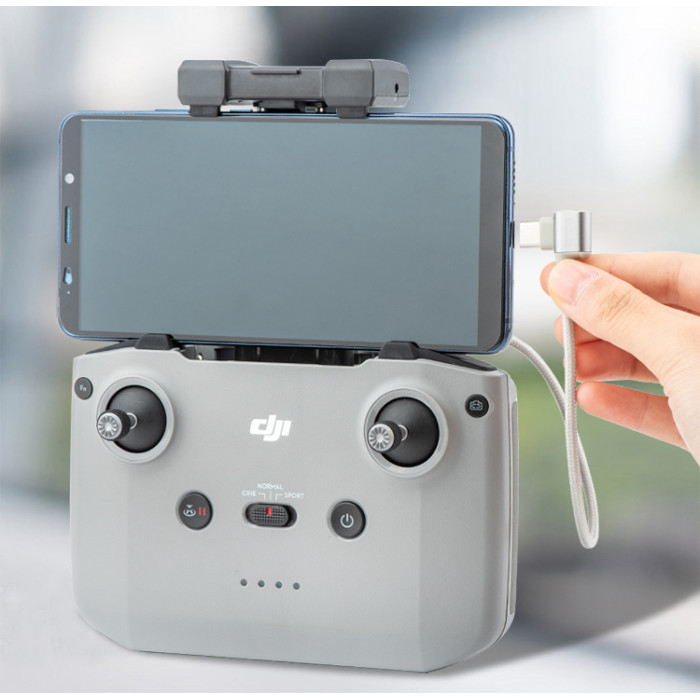 Кабель пульта TYPE-C - Lightning 30 см DJI Mini 3 pro/DJI Mavic Air 2S/Air 2/Mini 2/Mavic 3 StartRC (1109112)