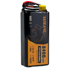 Аккумулятор FPV 6S2p li-ion SUNLIPO 8400mAh, 6S2P, 22.2V, 90А