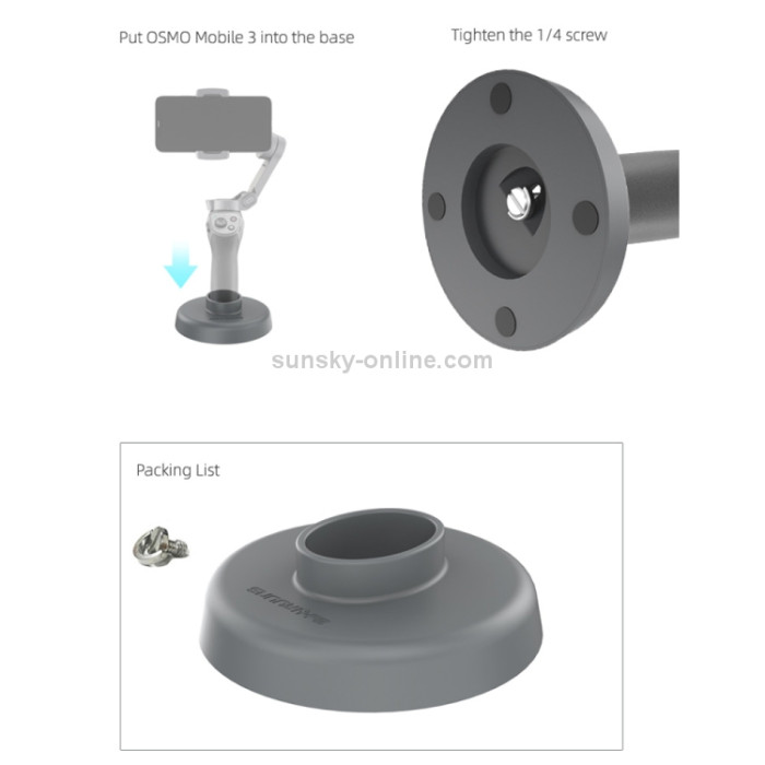Подставка для DJI Osmo Mobile 3 Sunnylife DJI-LM53