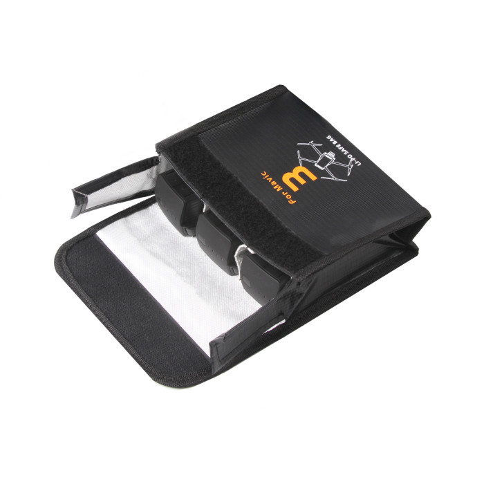 Огнеупорный чехол Sunnylife для трех аккумуляторов DJI Mavic 3