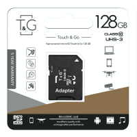 microSDXC (UHS-3) 128GB class 10 T&G memory card (with adapter)