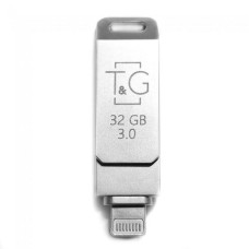 USB флеш накопитель 3.0 USB + Lightning 32GB T&G металлическая серия 008