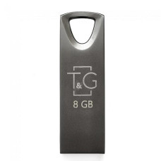 USB флеш накопитель 8GB T&G металлическая серия 117 черный