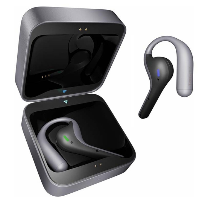 Наушники переводчик Timekettle W4 Pro двухсторонний синхронный перевод, 40 языков, оффлайн + онлайн Black