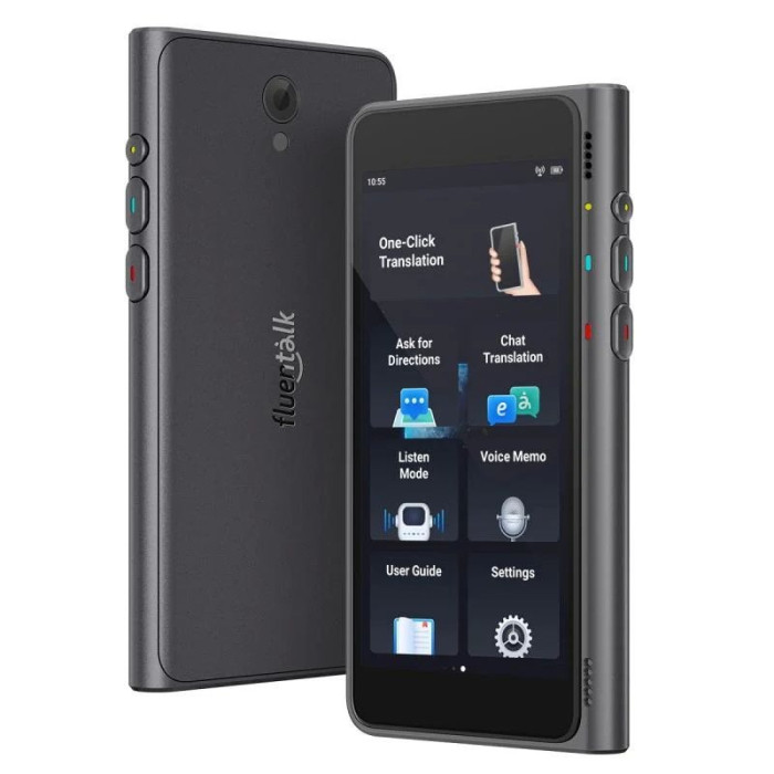 Voice translator Timekettle Fluentalk T1 simultaneous translation, Black