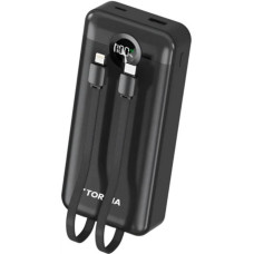 Повербанк TORIMA TRM-1025 20000mAh с быстрой зарядкой PD22.5W Fast 3A и встроенными кабелями