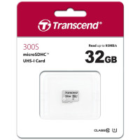 Transcend 32GB UHS-I U1 microSD memory card