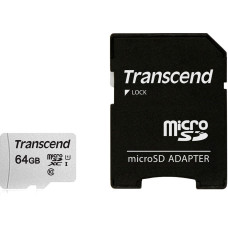 Карта памяти Transcend 64GB UHS-I U1 microSD 