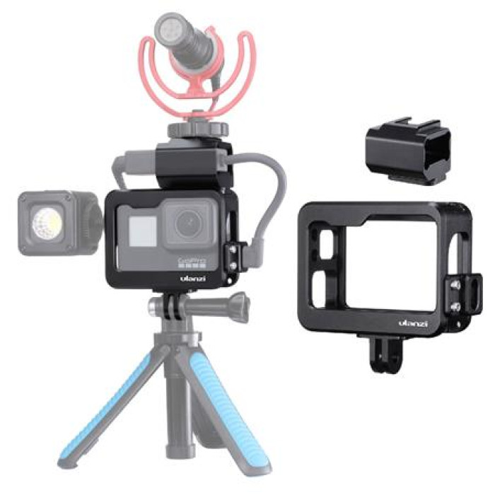 Металлическая клетка Ulanzi V3 Pro Vlog Cage для GoPro Hero 5/6/7