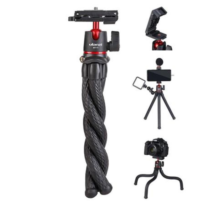 Гибкий штатив с держателем для смартфона и камеры Ulanzi MT-11 (1907)