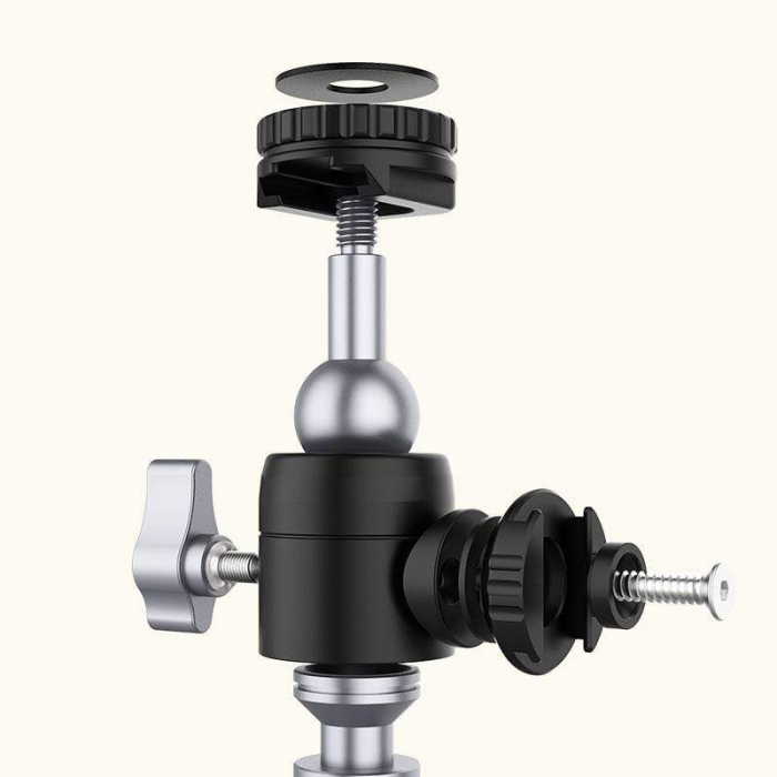 Шаровая мини головка Ulanzi U-60 с дополнительным холодным башмаком (2046)