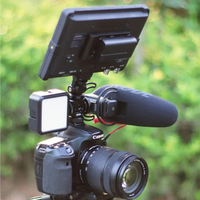 Адаптер кронштейн Ulanzi Vijim PT-12 с тройным креплением Cold Shoe (2132)