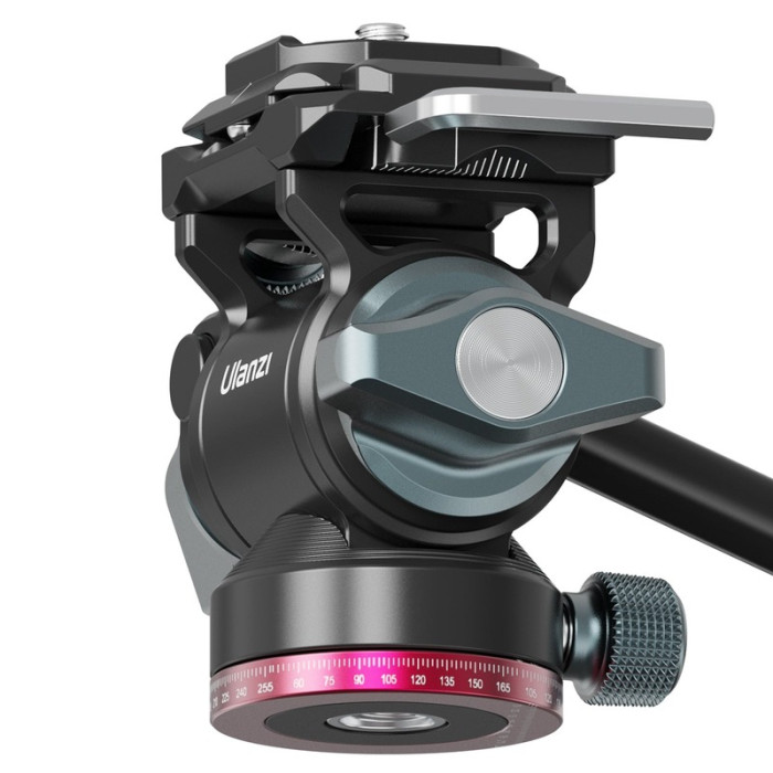 Шаровая панорамная головка Ulanzi U-190 с плавным ходом для селфи, видеоблогов (Black) (2895)