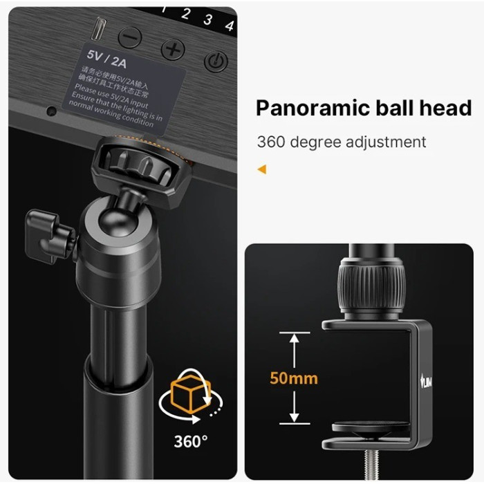 Светодиодная панель Ulanzi Vijim K20 11" на стойке 80см 2500-9000К USB (2958)