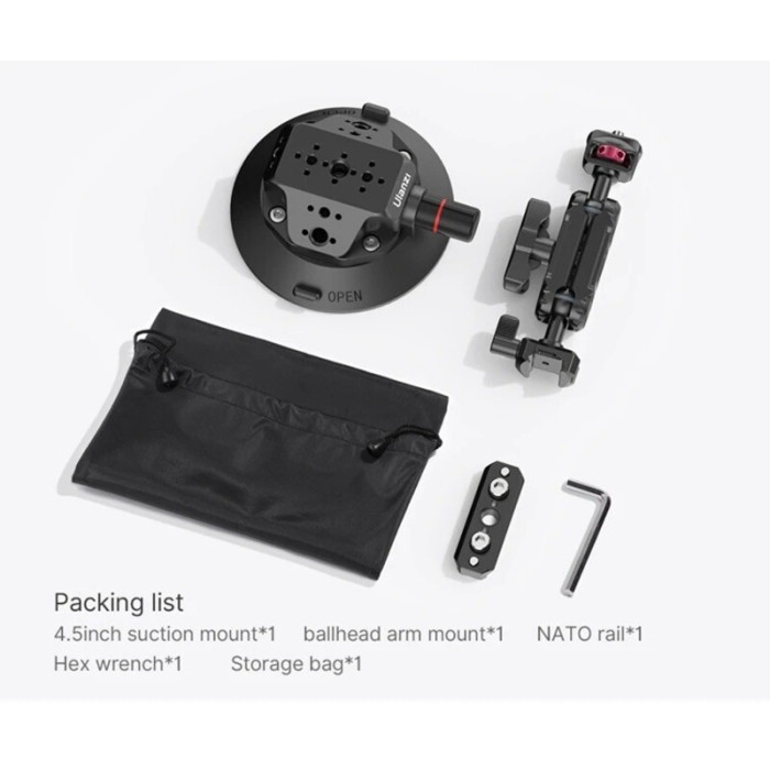 Присоска с быстросъемным креплением Ulanzi SC-02 4.5 inches (3090)