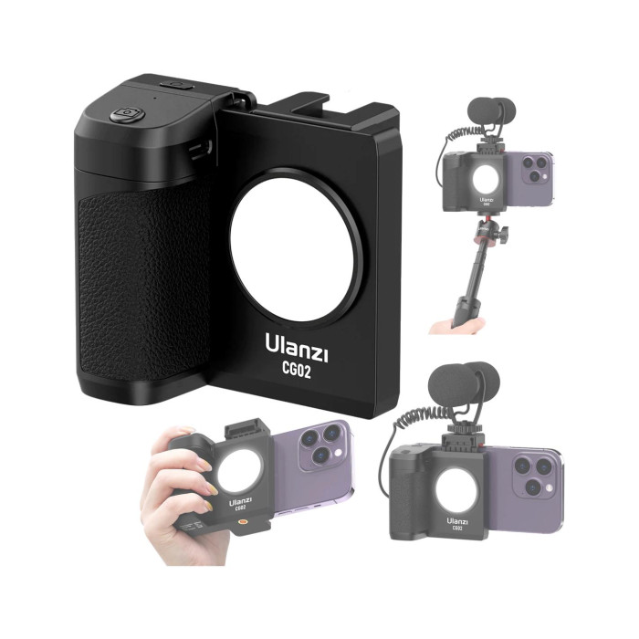 Держатель Ulanzi CG-02 Smartphone Camera Grip With Fill Light (3282A)