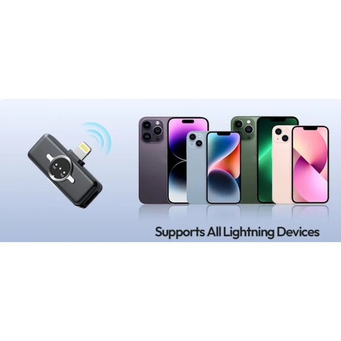 Беспроводная микрофонная система Ulanzi A21 Lightning Wireless Microphone (Black) (A054)